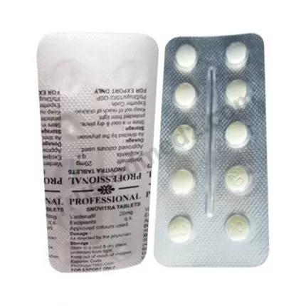 Snovitra Professional with Vardenafil, Generic Levitra pills for Sale