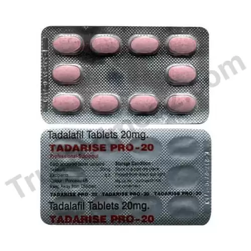 Tadarise Pro 20mg with Tadalafil, Generic Cialis pills for Sale