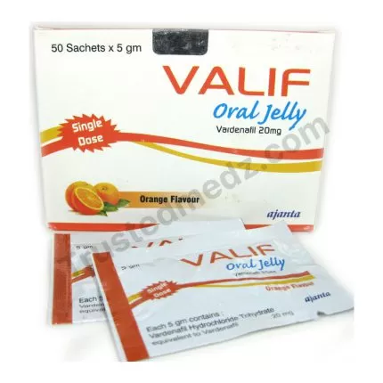 Valif Oral Jelly with Vardenafil, Generic Levitra pills for Sale