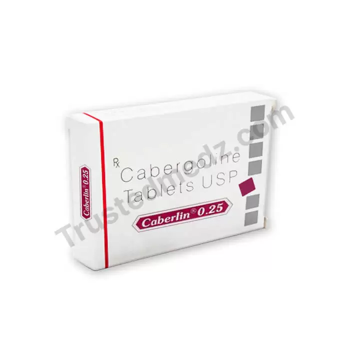 Caberlin 0.25 mg Tablet with Cabergoline, Generic Dostinex pills for Sale