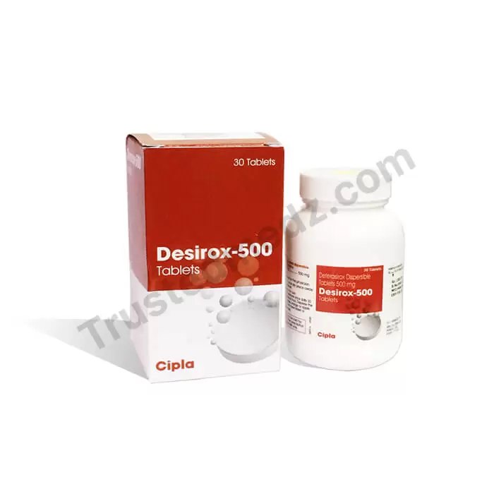 Desirox 500 mg Tablet with Deferasirox, Generic pills for Sale