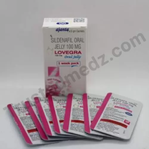 Lovegra Oral Jelly with sildenafil, Generic Viagra jelly for Sale