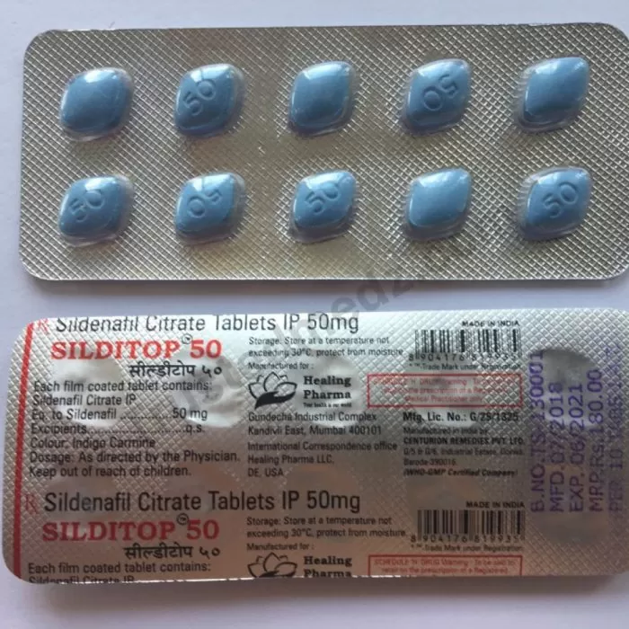 Silditop 50mg with Sildenafil, Generic Viagra pills for Sale