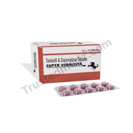 Super Vidalista with Tadalafil/Dapoxetine, Generic cialis/Priligy pills for Sale