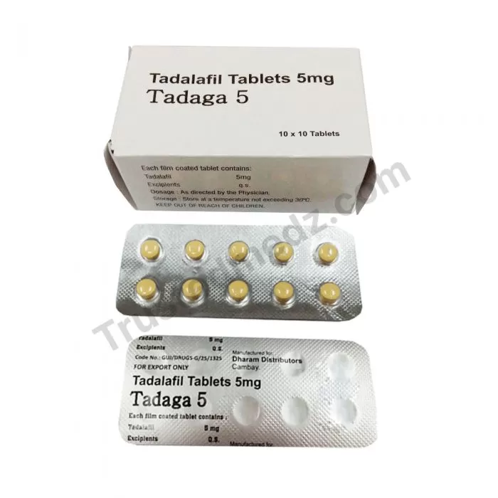 Tadaga 5 with Tadalafil, Generic cialis pills for Sale