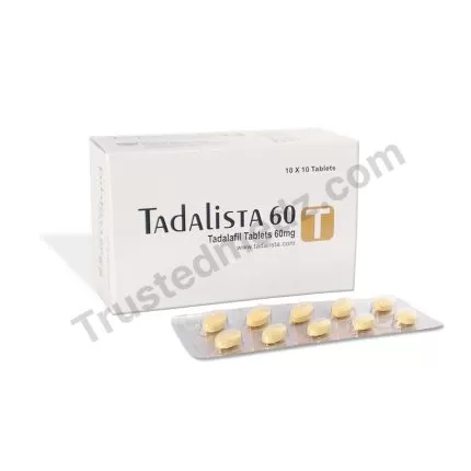 Tadalista 60 mg with Tadalafil, Generic Cialis pills for Sale