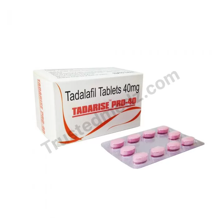 Tadarise Pro 40 mg with Tadalafil, Generic Cialis pills for Sale