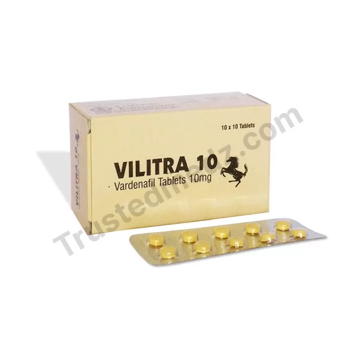 Vilitra 10 mg with Vardenafil, Generic Levitra pills for Sale