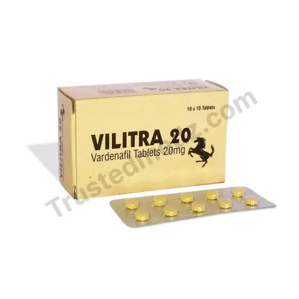 Vilitra 20 mg with Vardenafil, Generic Levitra pills for Sale