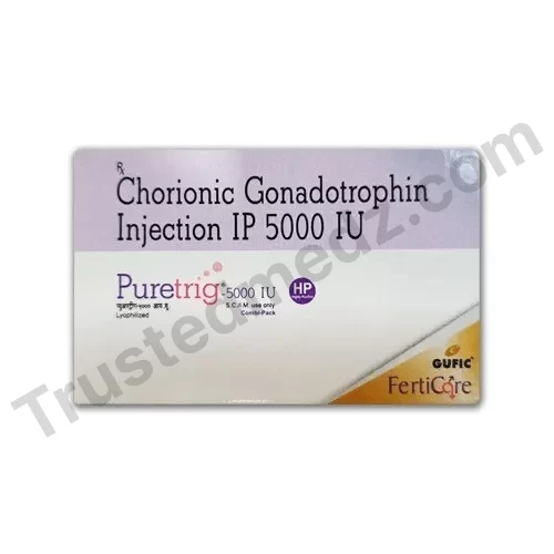 Puretrig 5000 Iu Injection with Human Chorionic Gonadotropin, Generic Pregnyl Injection for Sale