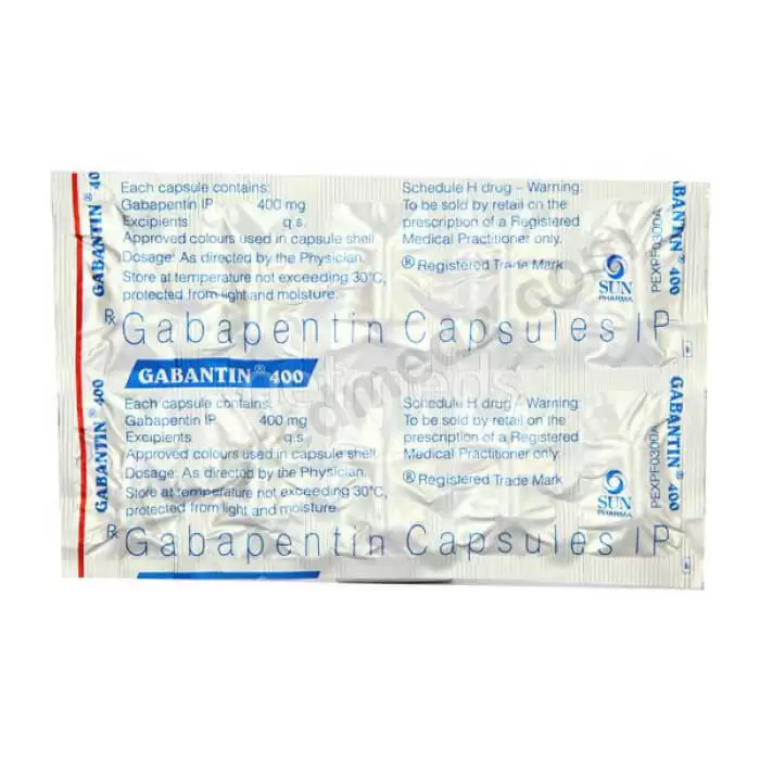 Gabantin 400mg with Gabapentin, Generic Capsule for Sale