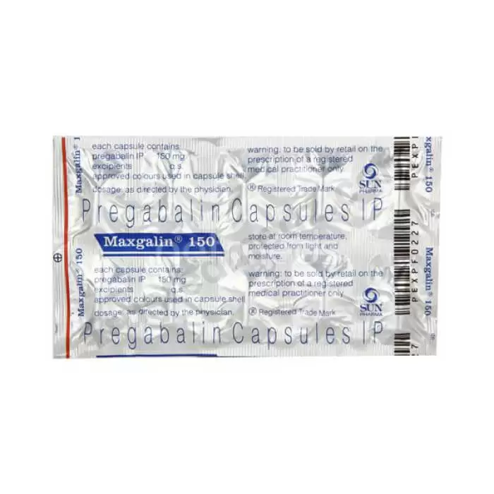 Maxgalin 150mg with Pregabalin, Generic Lyrica Capsule for Sale