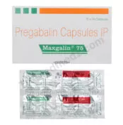 Maxgalin 75mg with Pregabalin, Generic Lyrica Capsule for Sale