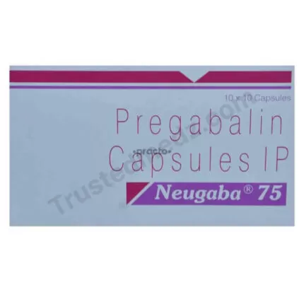 Neugaba 75 mg with Pregabalin, Generic Lyrica Capsule for Sale