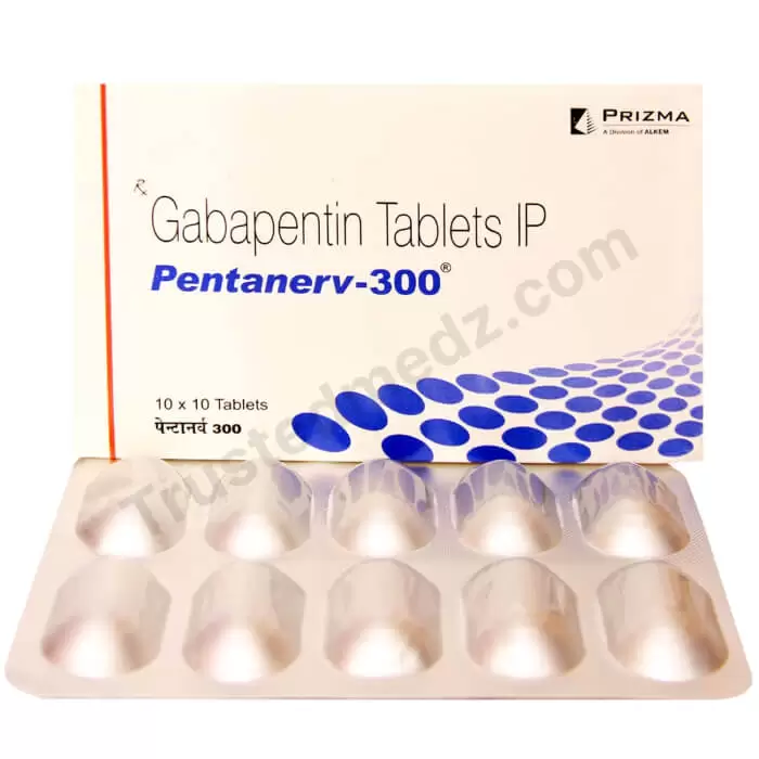 Pentanerv 300mg with Gabapentin, Generic Tablet for Sale