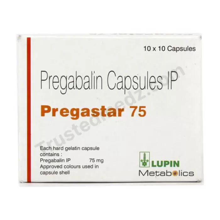 Pregastar 75mg with Pregabalin, Generic Lyrica Capsule for Sale